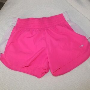 PreLoved Women's Pink/White Champion Athletic Shorts